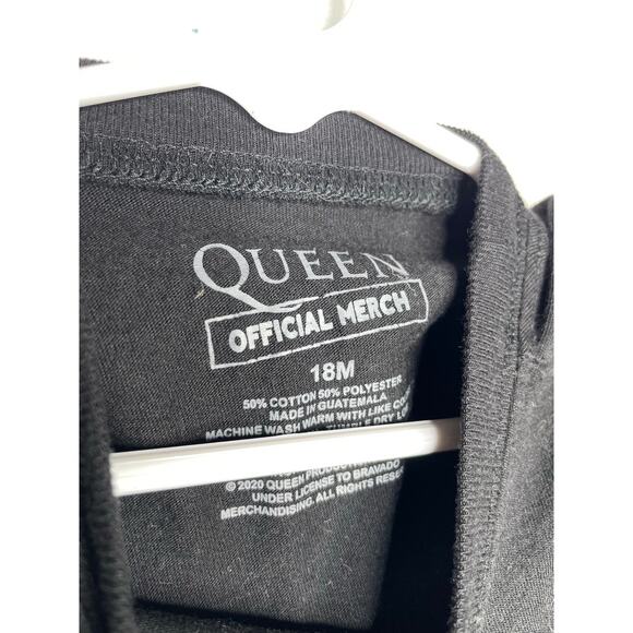 QUEEN Band Merchandise Baby Band Tee Size 18 Month Unisex Black - Picture 2 of 3